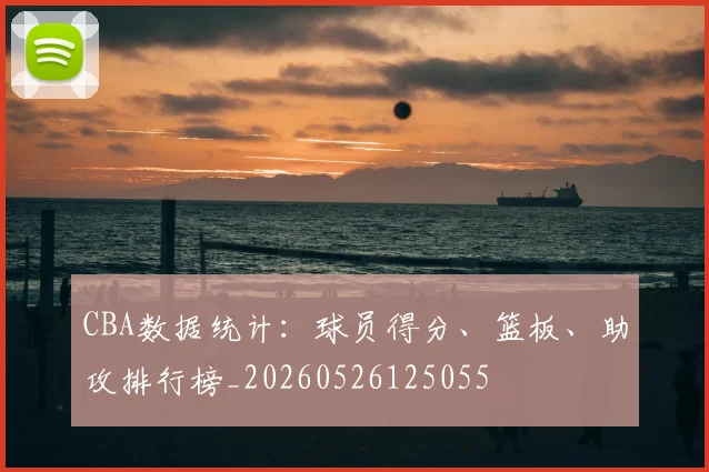 CBA数据统计:球员得分、篮板、助攻排行榜_20260526125055